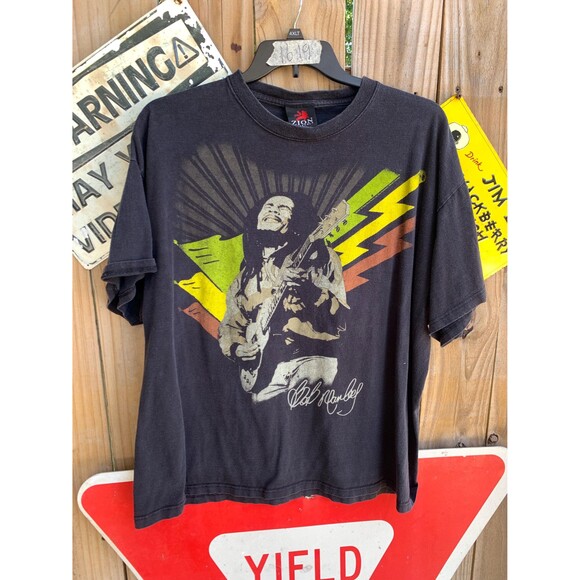 Vintage 2007 Bob Marley graphic tee Size 2X by hope road music Zion Rootwear - Picture 1 of 7
